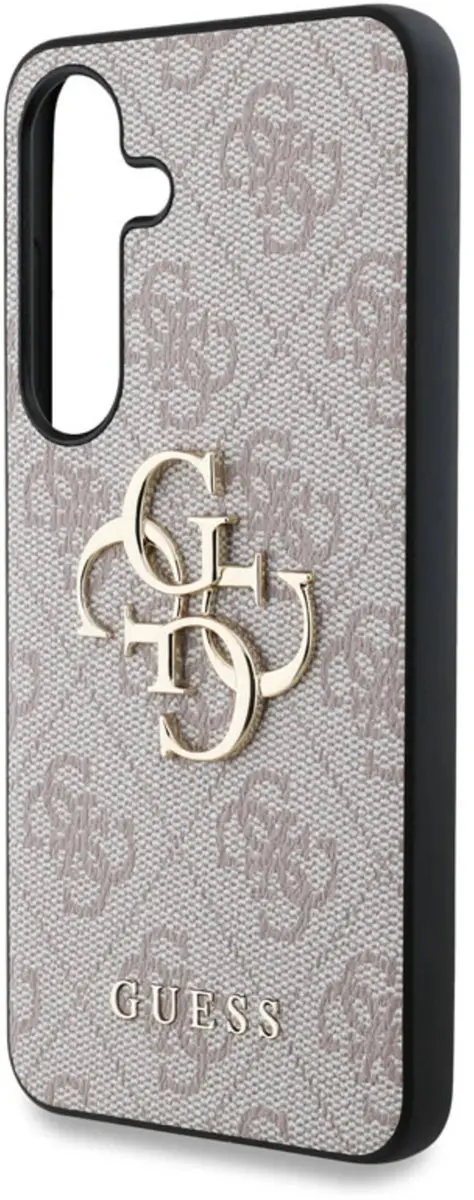 GUESS Metal Logo Hoesje Samsung Galaxy S25 Plus - Roze - MPN 13273