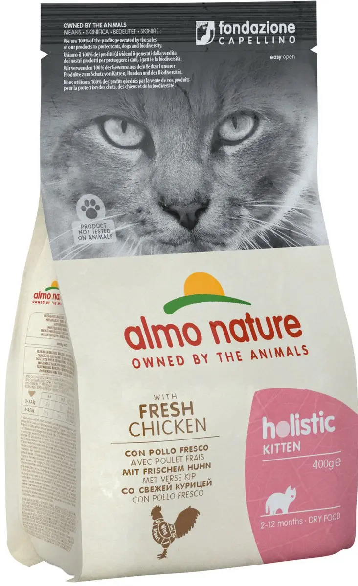 Almo Nature Kitten Kip en Rijst Kattenvoer 400g