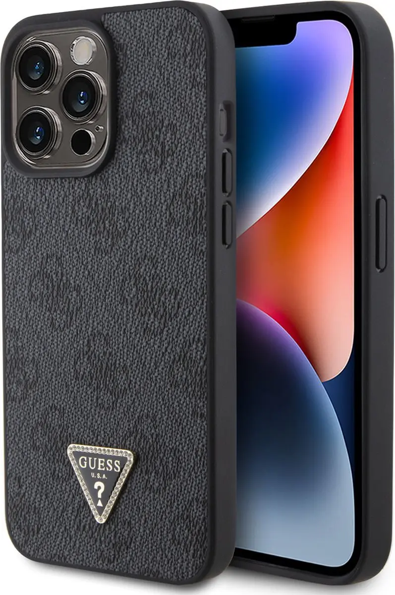 Guess 4G Triangle Logo Hoesje iPhone 15 Pro Max