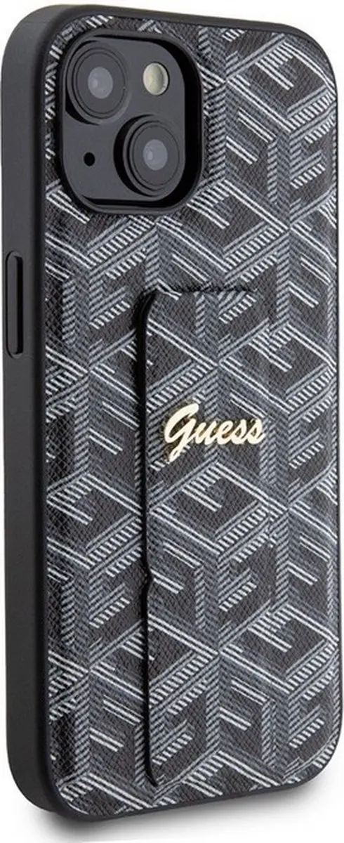 Guess G-Cube Grip Back Case iPhone 15 - Zwart
