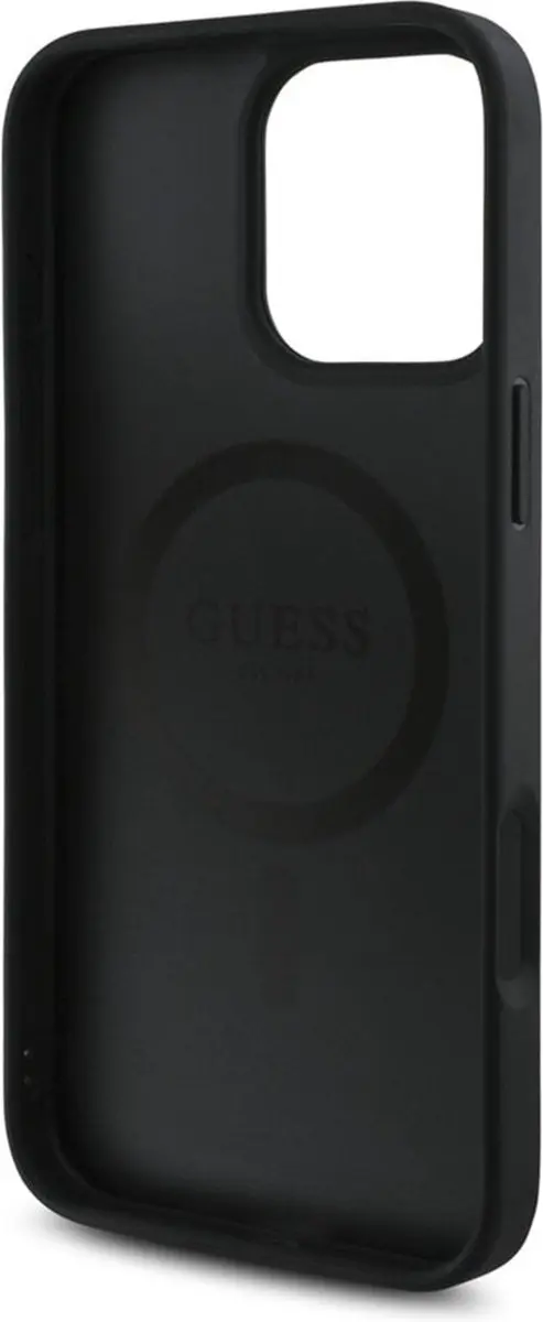 Guess GUHMP16LP4SM4MK Backcover - iPhone 16 Pro - Zwart