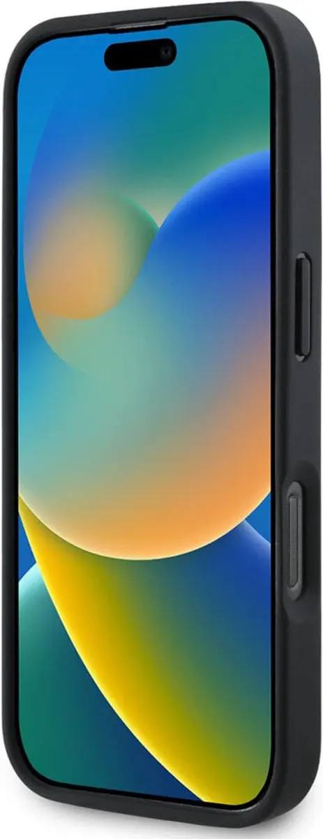 Guess GUHMP16LP4SM4MK Backcover - iPhone 16 Pro - Zwart