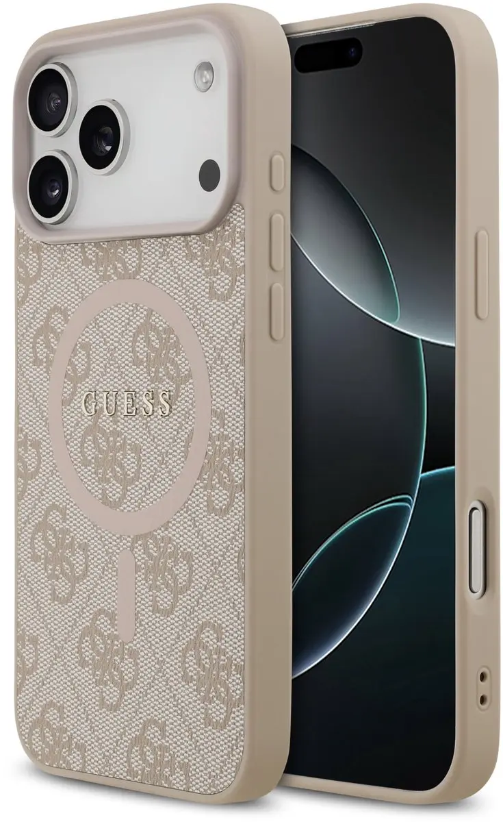 Guess Back Cover Case iPhone 17 Pro Max - Roze - MagSafe - 14675