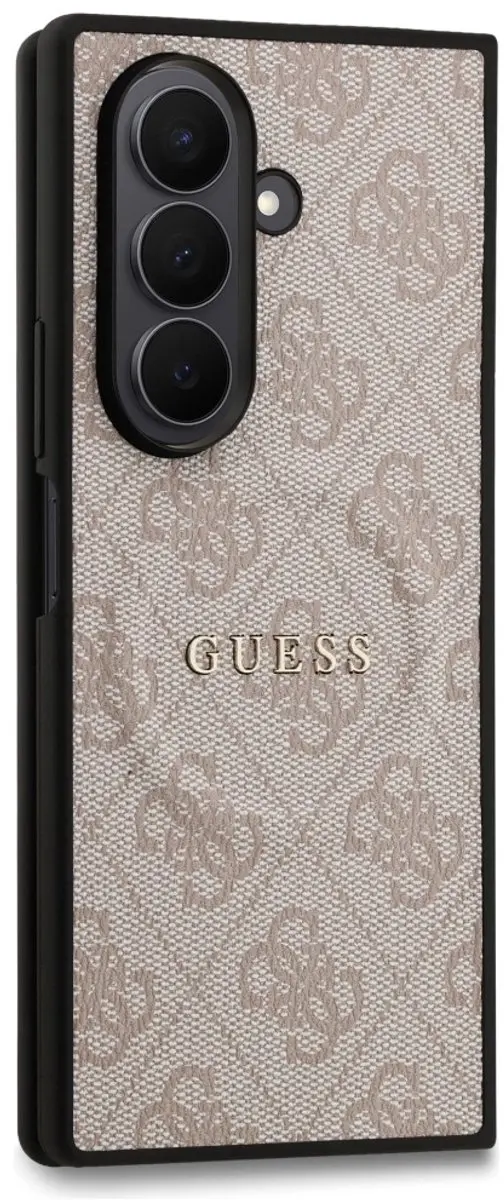 Guess PU Leather MagSafe Hoesje - Samsung Galaxy Z Fold7 - Roze