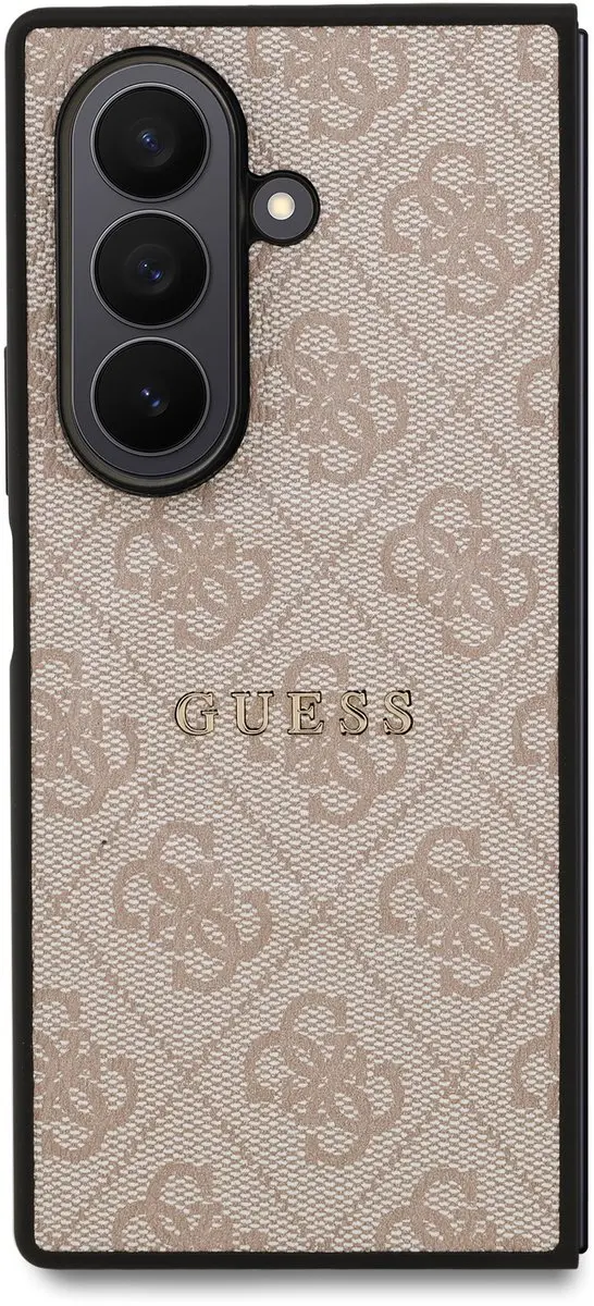 Guess PU Leather MagSafe Hoesje - Samsung Galaxy Z Fold7 - Roze