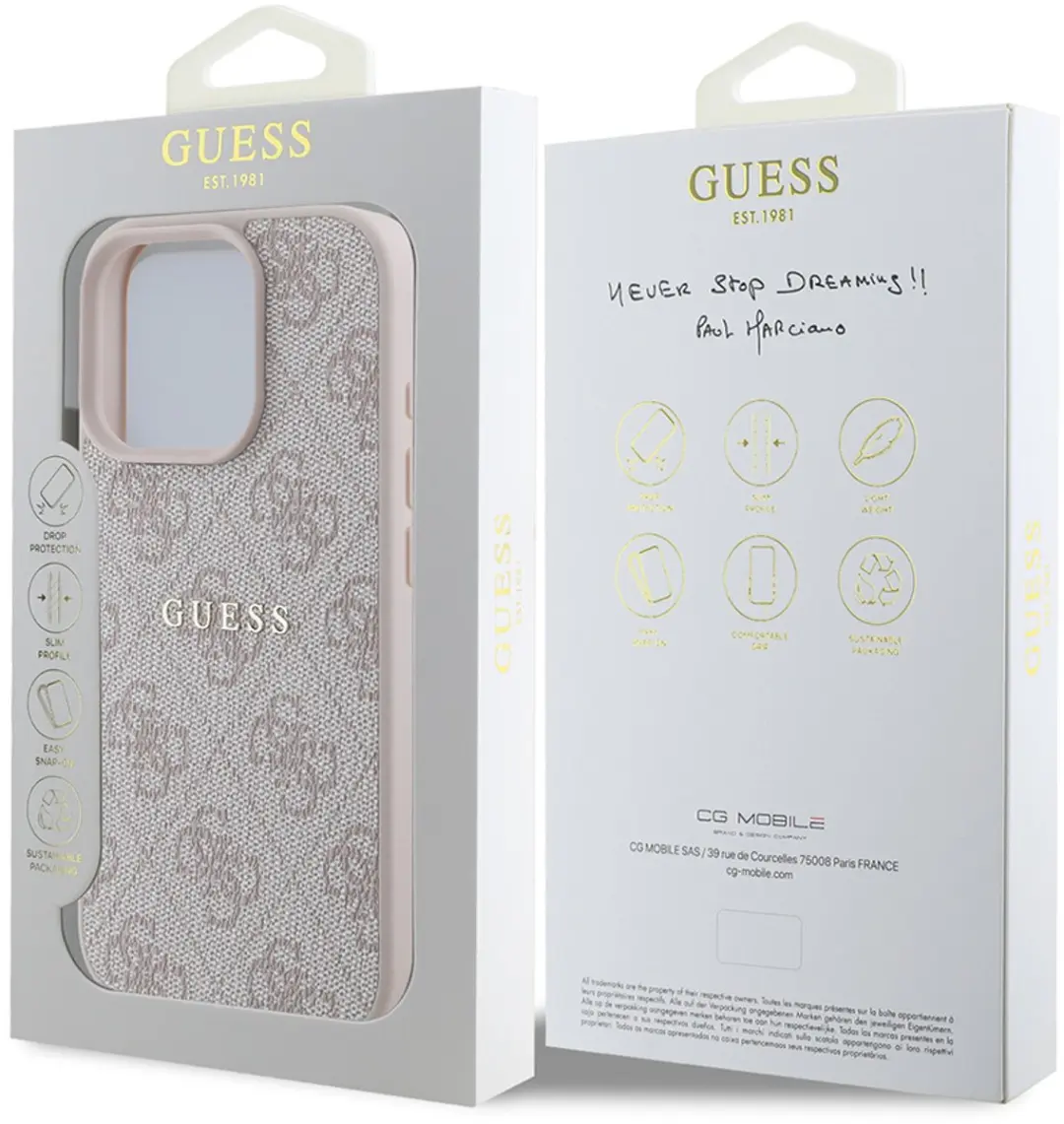 GUESS Hoes iPhone 15 Pro Max - Roze