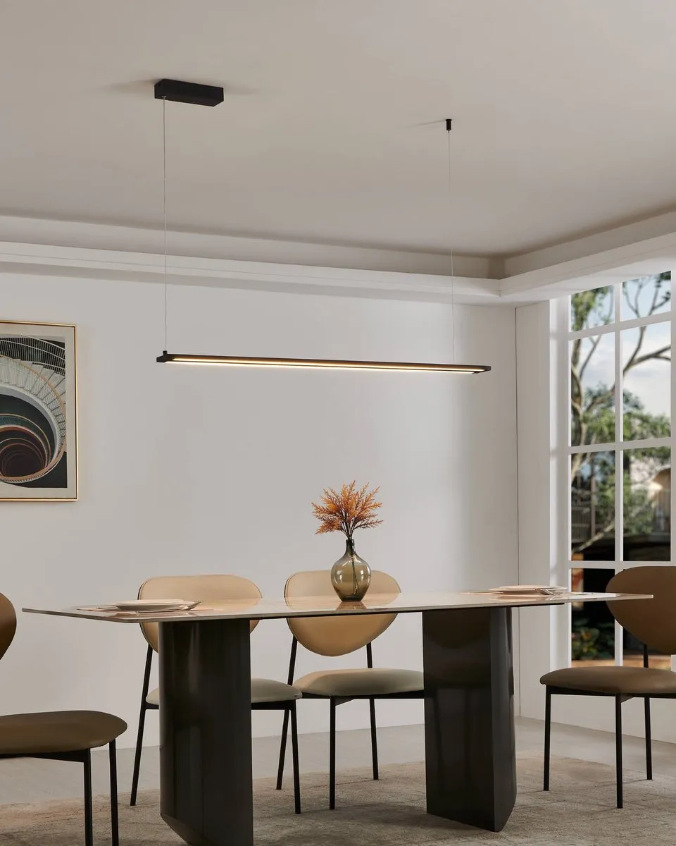 Eglo Amontillado Hanglamp LED 116cm - Zwart/Wit - Dimbaar - afbeelding 6 van 6