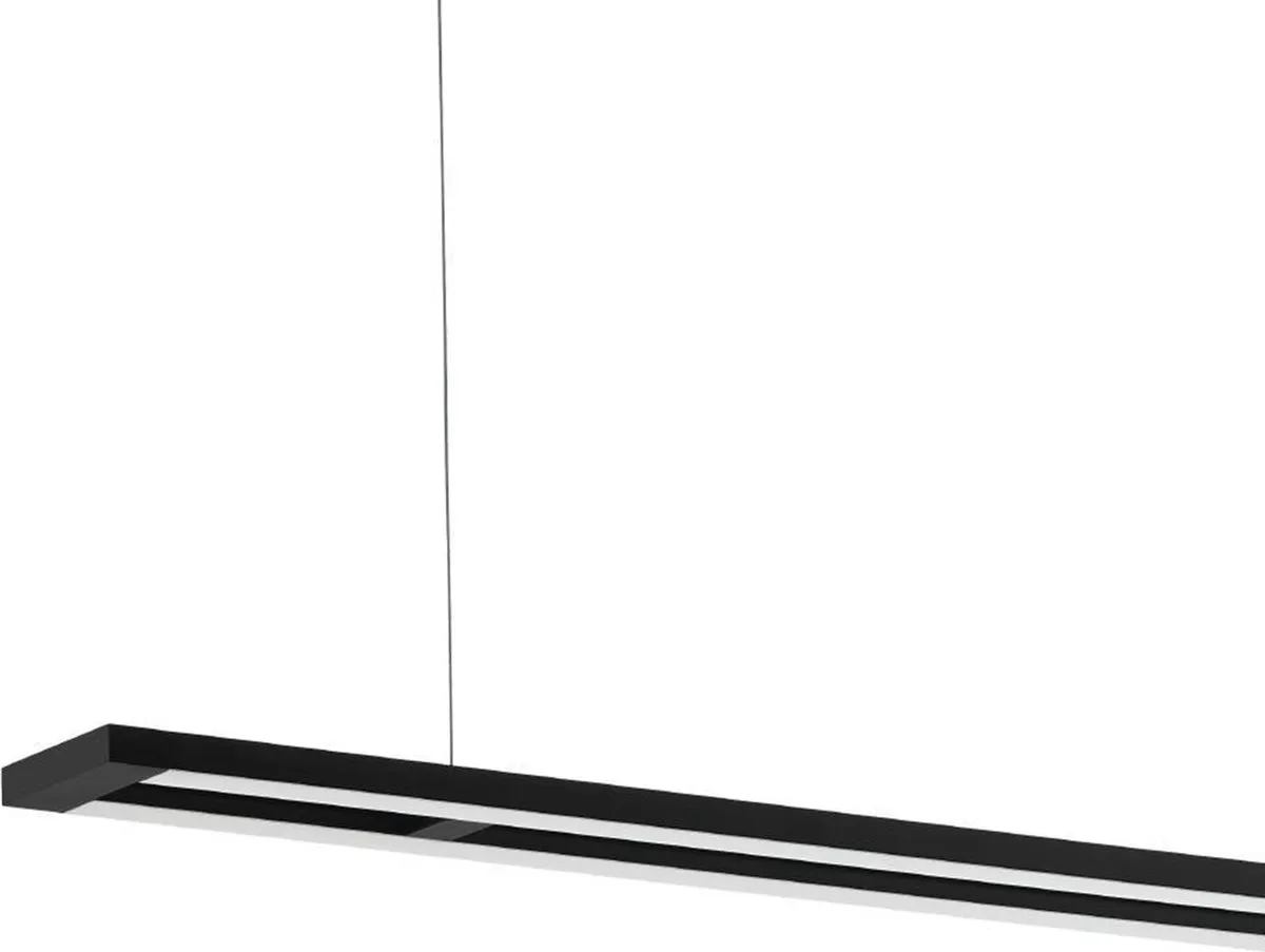 Eglo Amontillado Hanglamp LED 116cm - Zwart/Wit - Dimbaar