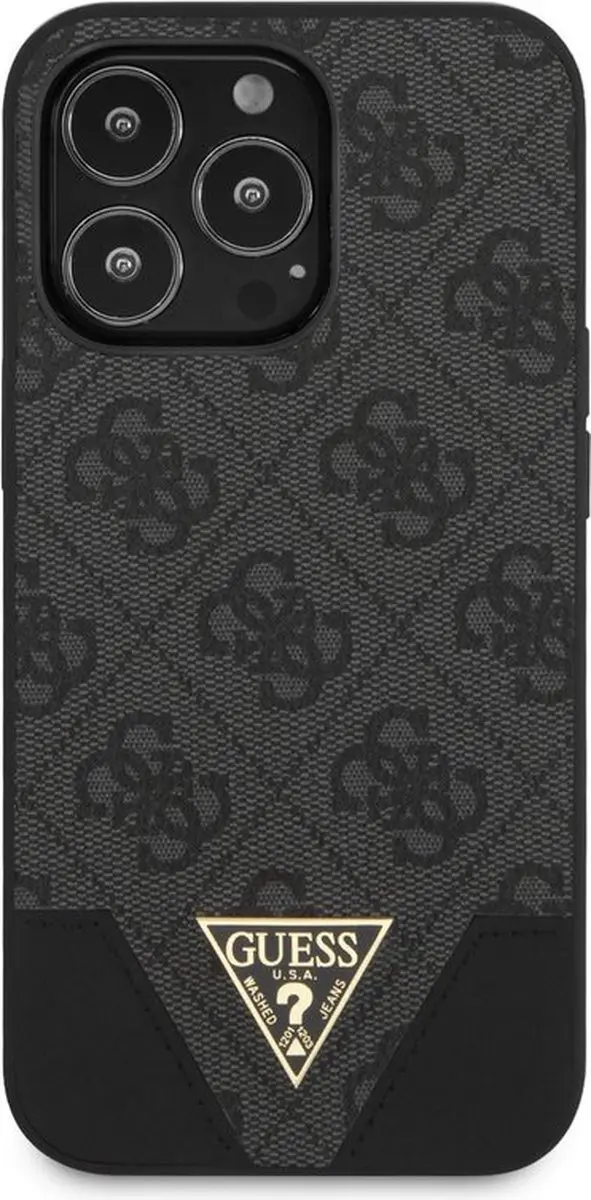 GUESS Metal Logo Hoes iPhone 13 Pro - Grijs