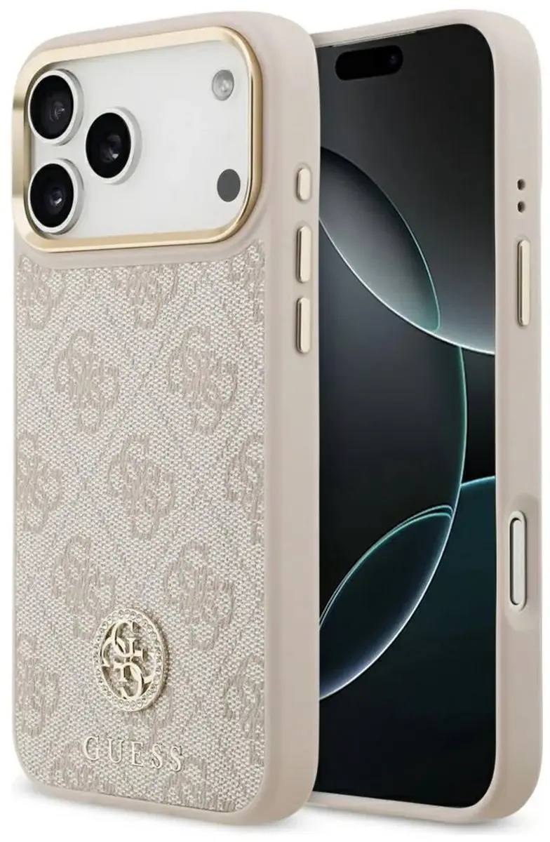 GUESS 4G Case Strass Logo MagSafe iPhone 17 Pro Max