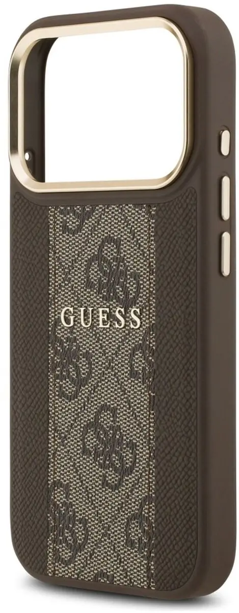 GUESS Case 4G Stripe Magsafe iPhone 17 Pro - Zwart - afbeelding 6 van 6