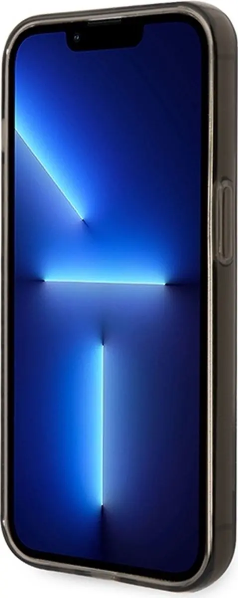 GUESS Translucent Hoes iPhone 14 Pro Max - Zwart
