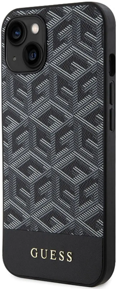 Guess G-Cube Back Case MagSafe - iPhone 15 - Zwart