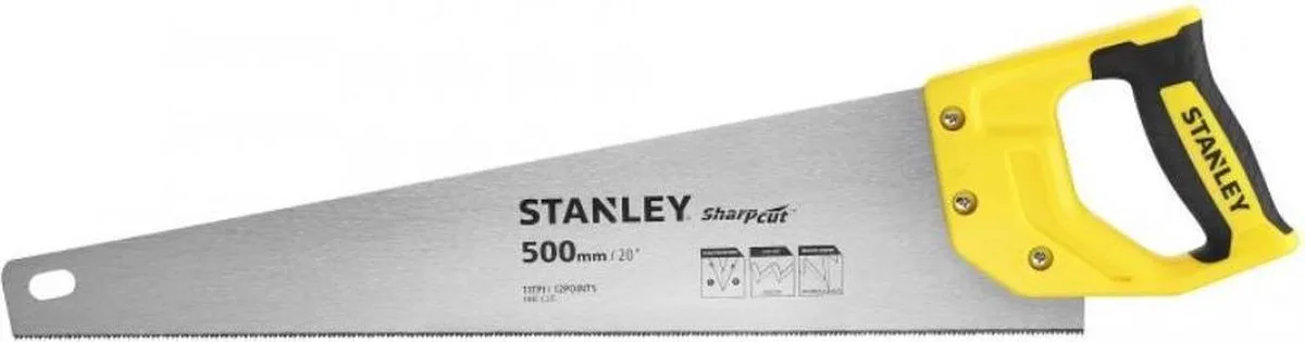 Stanley Universeel Zaag SharpCut 500mm 11T/inch STHT20371-1