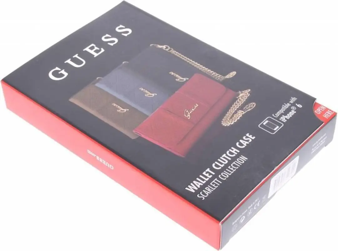 GUESS Scarlett Clutch Case iPhone 6/6s - Rood