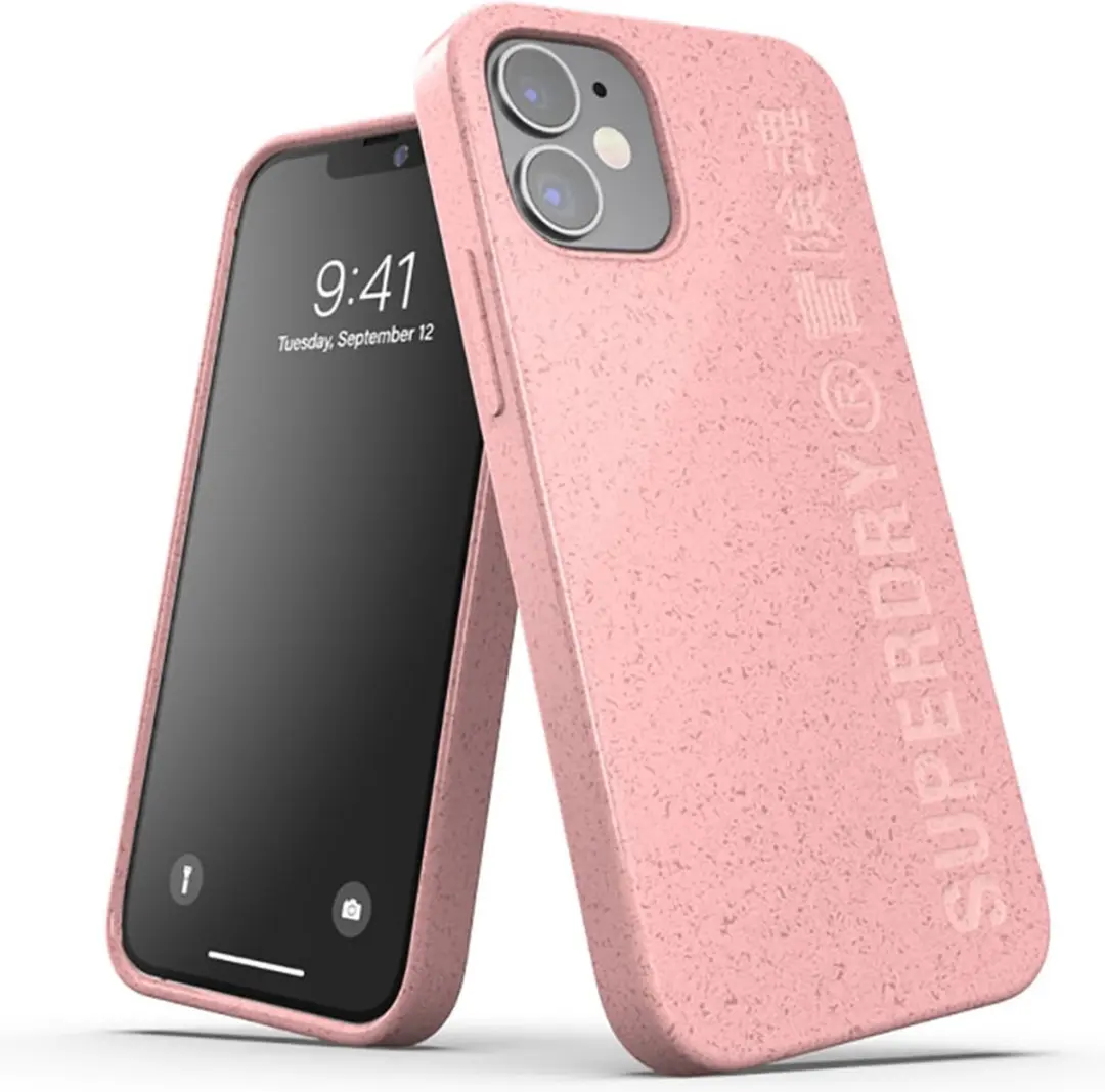Superdry Snap Case iPhone 12 Mini - Roze - mpn-8718846086240
