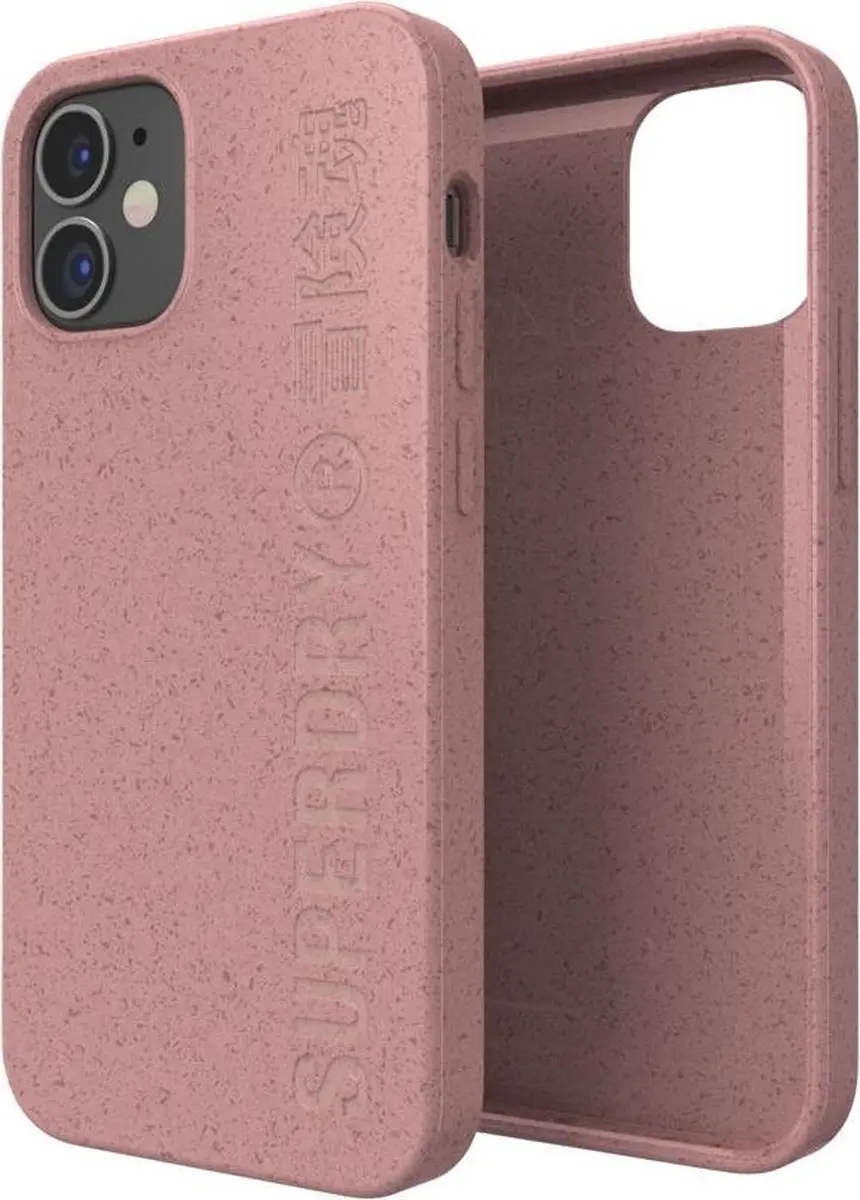 Superdry Snap Case iPhone 12 Mini - Roze - mpn-8718846086240