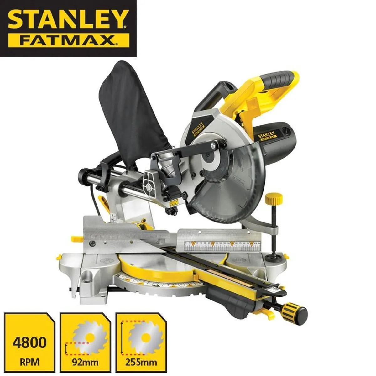 Stanley Afkortzaag FME720 2000W - 255mm Zaagblad