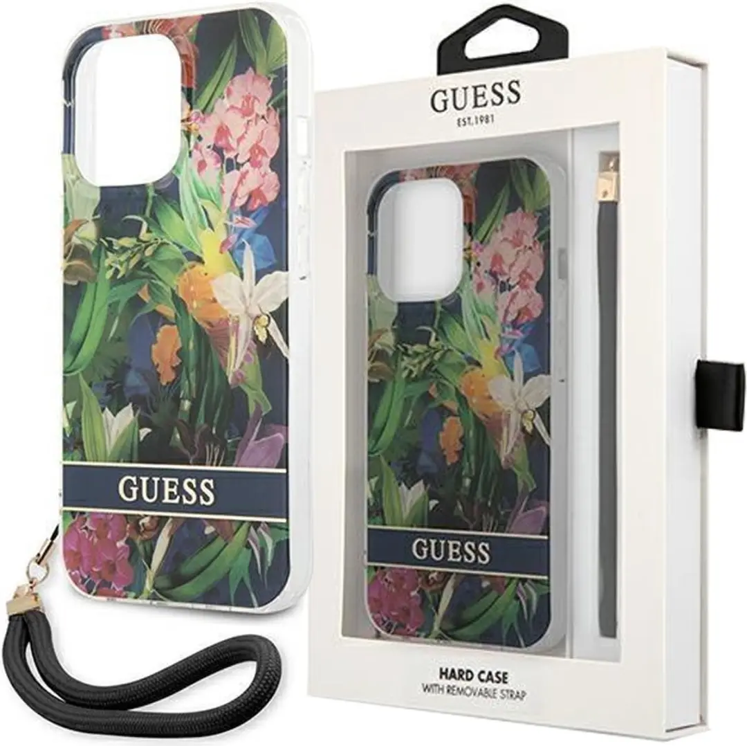 GUESS GUHCP13XHFLSB iPhone 13 Pro Max Hardcase