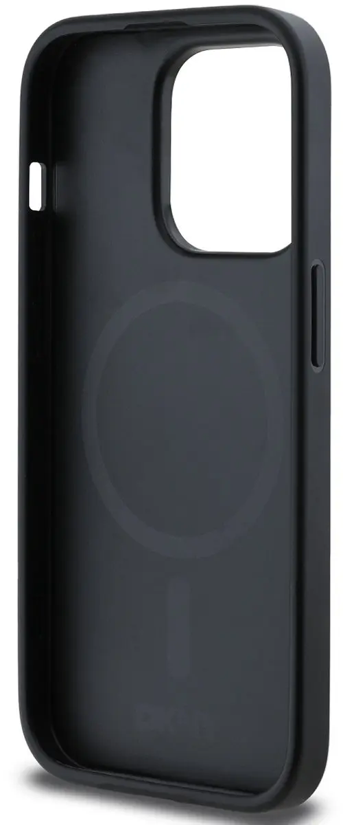 DKNY Hoesje iPhone 14 Pro MagSafe - Zwart DKHMP14LPGHLMK