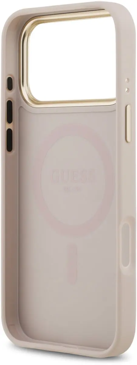 GUESS iPhone 17 Pro Max Back Cover - Roze - Magsafe