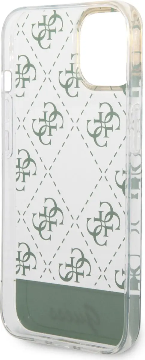 Guess iPhone 14 Plus Telefoonhoesje - Groen - MagSafe