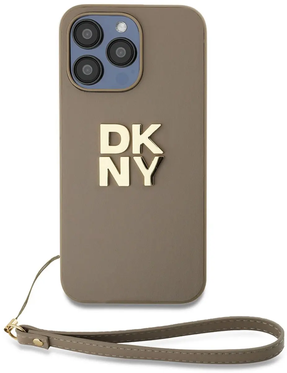 DKNY Hoesje iPhone 14 Pro Max Beige
