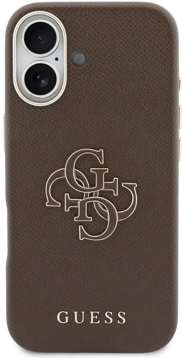 GUESS PU Resin Logo Backcover 14926 - iPhone 17 - Bruin