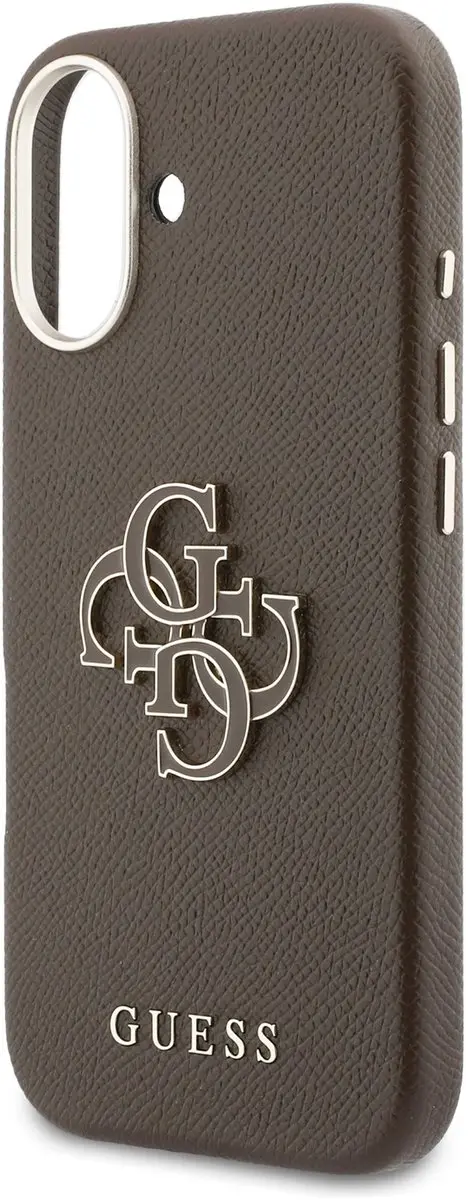 GUESS PU Resin Logo Backcover 14926 - iPhone 17 - Bruin