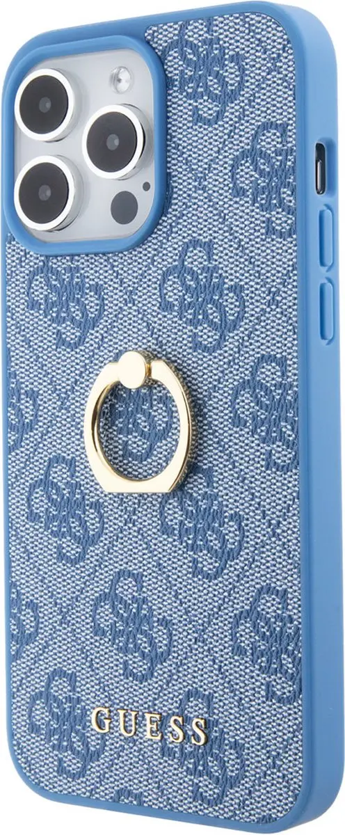 Guess iPhone 15 Pro Hardcase - Blauw