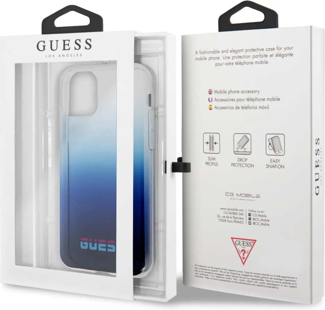 Guess iPhone 11 Hoesje - Blauw - GUHCN61DGCNA