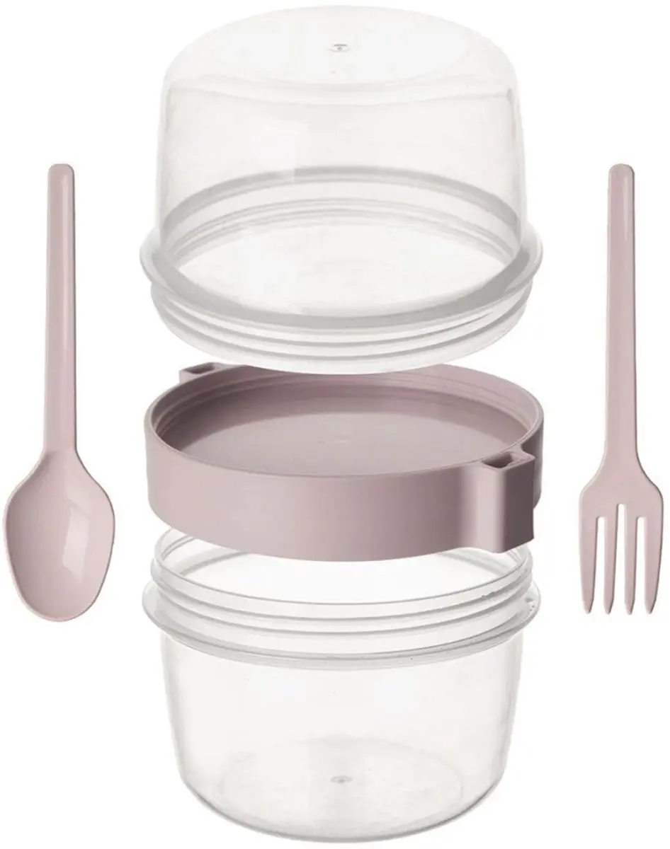 Orion Yoghurtbeker met Lepel 370ml - 3-delig - BPA-vrij