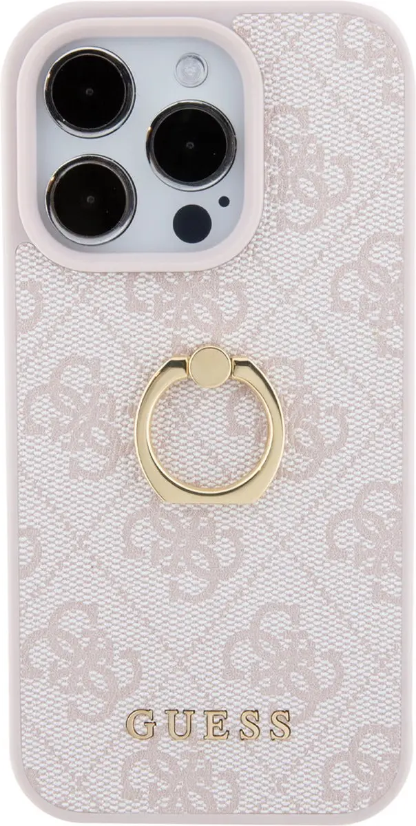 Guess iPhone 15 Pro Hoesje - Roze