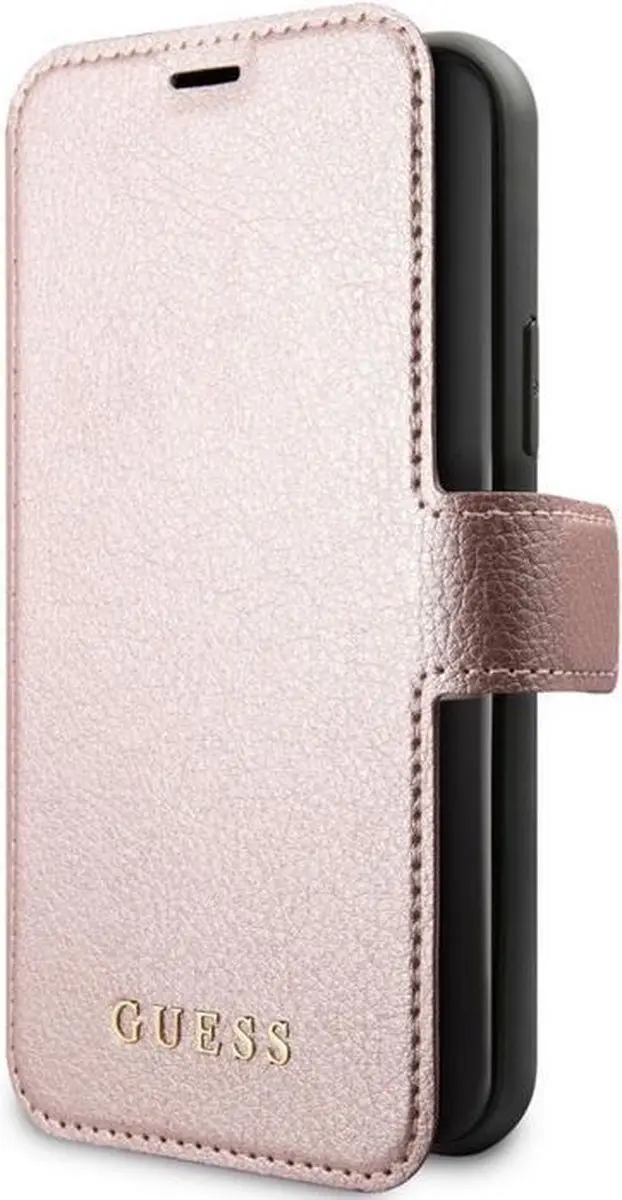 Guess Iridescent Book Case iPhone 11 Pro Max - Roségoud