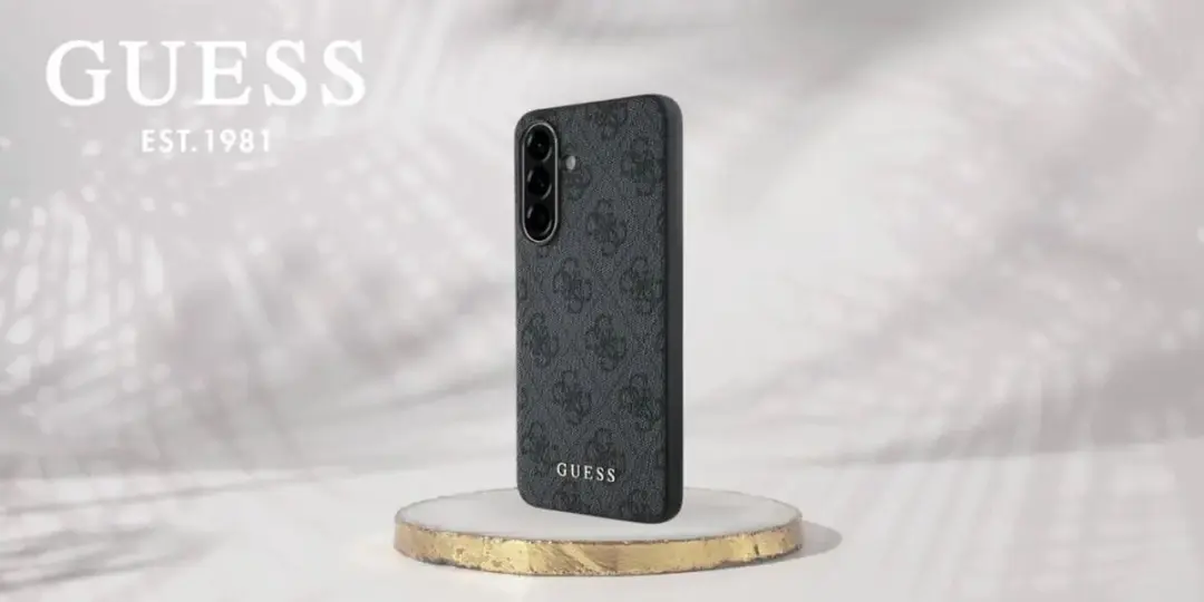 GUESS Hard Case Samsung Galaxy A36 - Donkergrijs - 4G