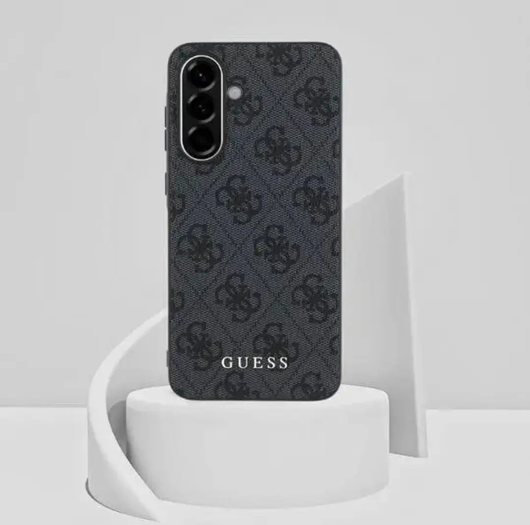 GUESS Hard Case Samsung Galaxy A36 - Donkergrijs - 4G