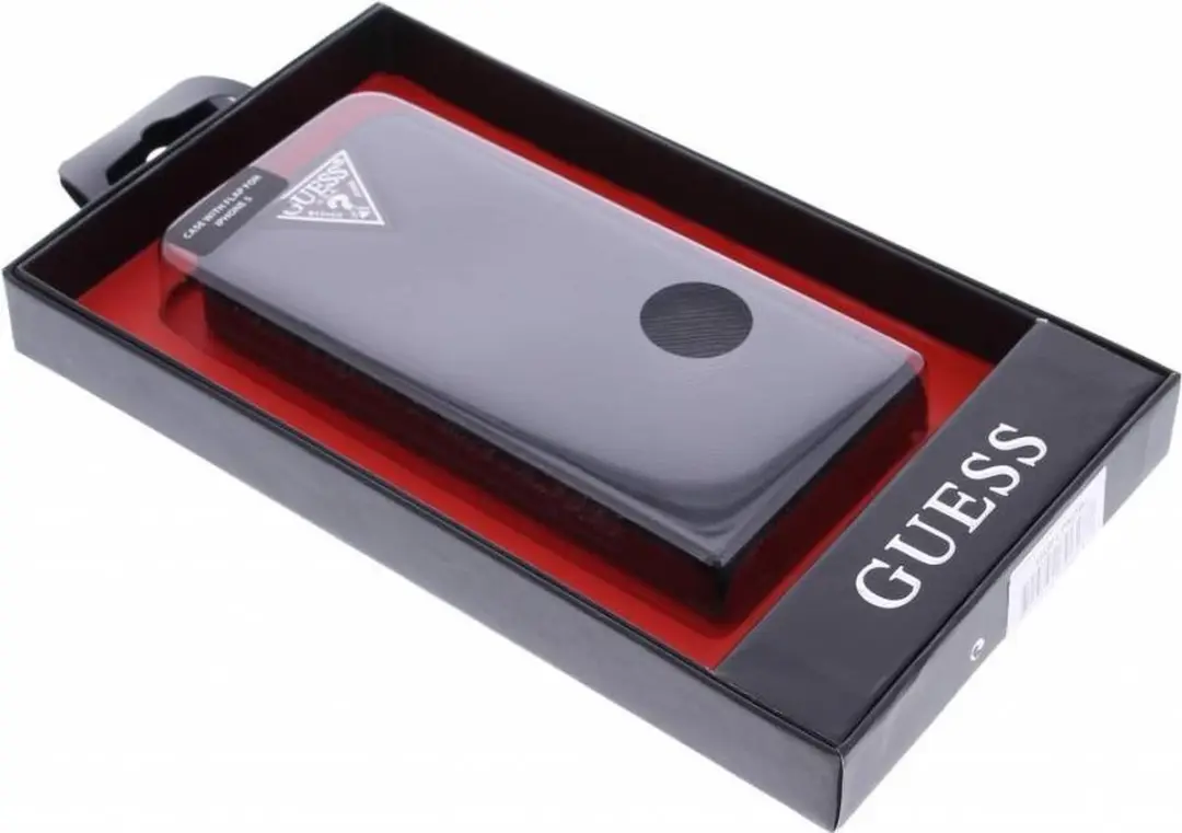 GUESS Apple iPhone 5/5S Flip Case 5G30627701 - Zwart