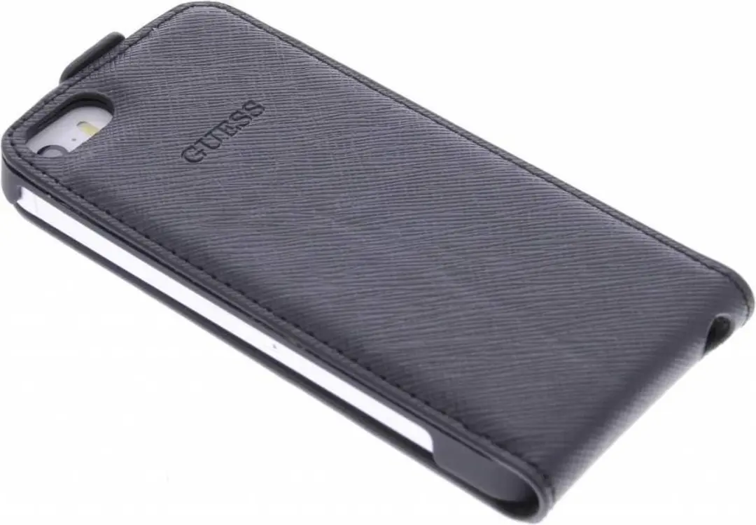GUESS Apple iPhone 5/5S Flip Case 5G30627701 - Zwart