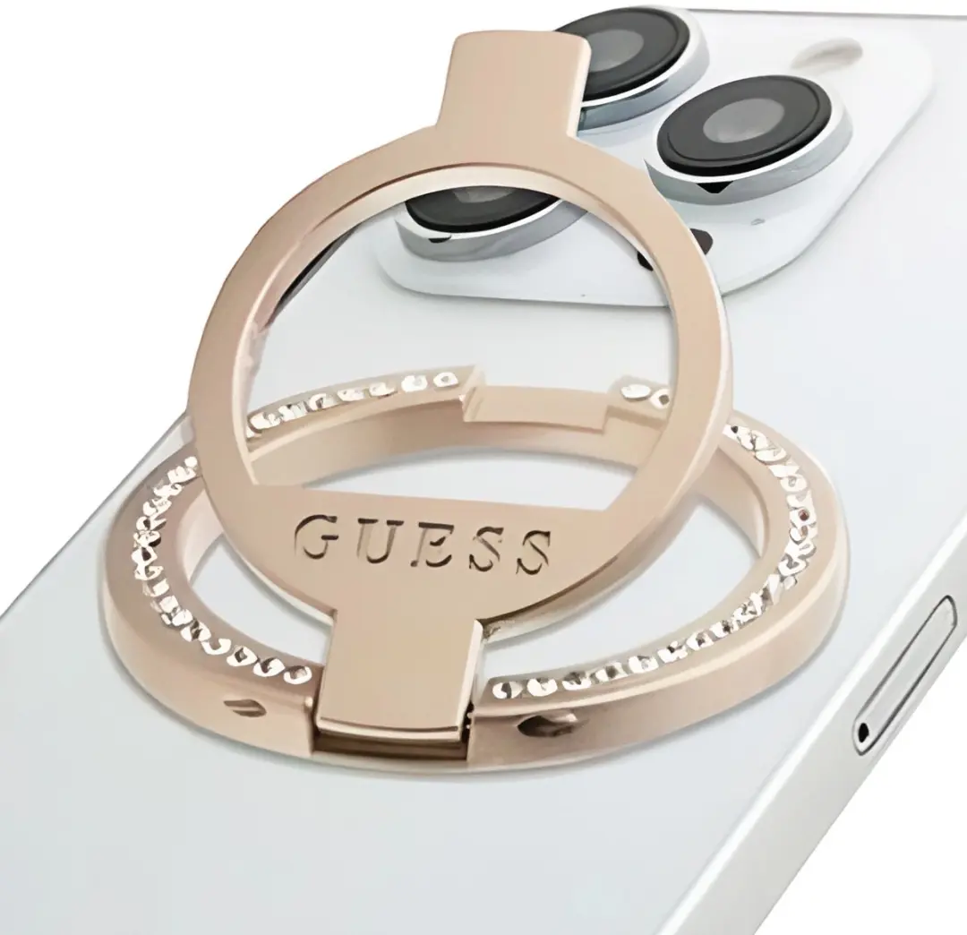 GUESS Magnetic Ring Stand 3666339170370 - MagSafe Houder - Goud - afbeelding 6 van 6