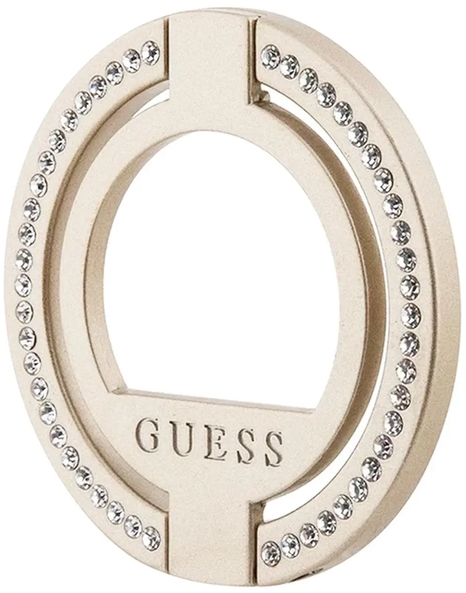 GUESS Magnetic Ring Stand 3666339170370 - MagSafe Houder - Goud