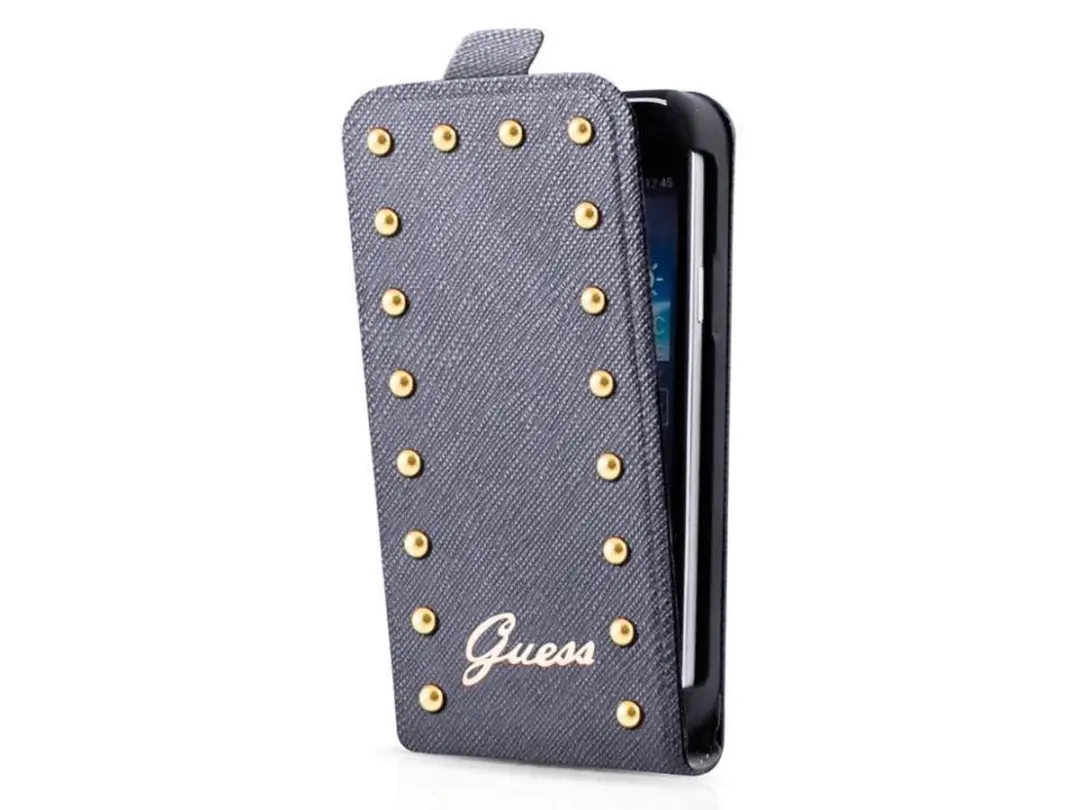 GUESS Studded Flip Case iPhone 5/5s - Zwart