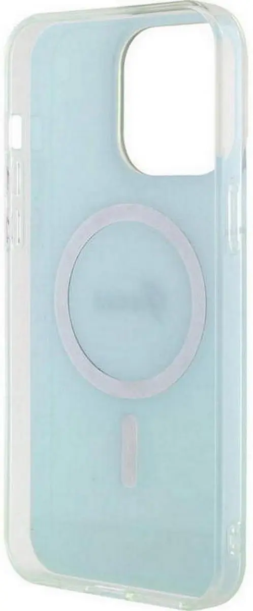 GUESS Iridescent Back Case MagSafe - iPhone 15 Pro Max - Turquoise