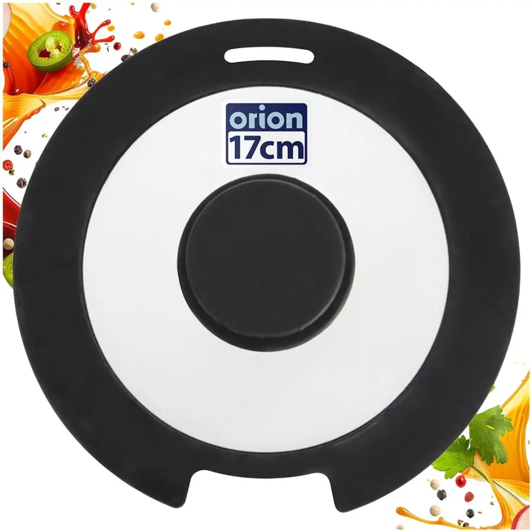 Orion Silicone Deksel 17cm - Transparant