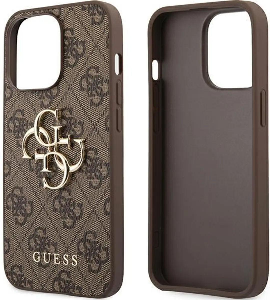 GUESS Telefoonhoesje iPhone 14 Pro Max - Bruin - MagSafe