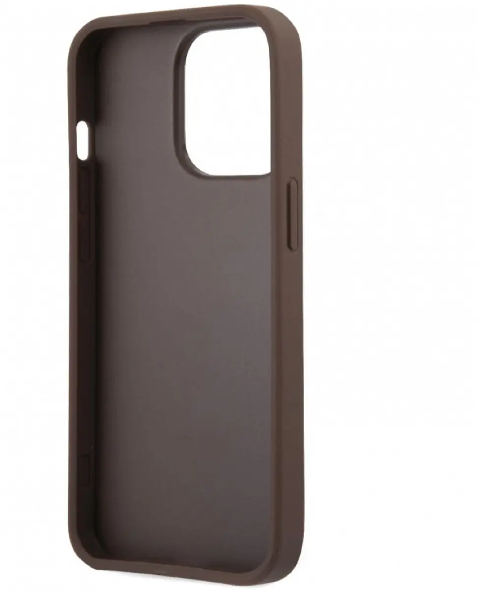 GUESS Telefoonhoesje iPhone 14 Pro Max - Bruin - MagSafe