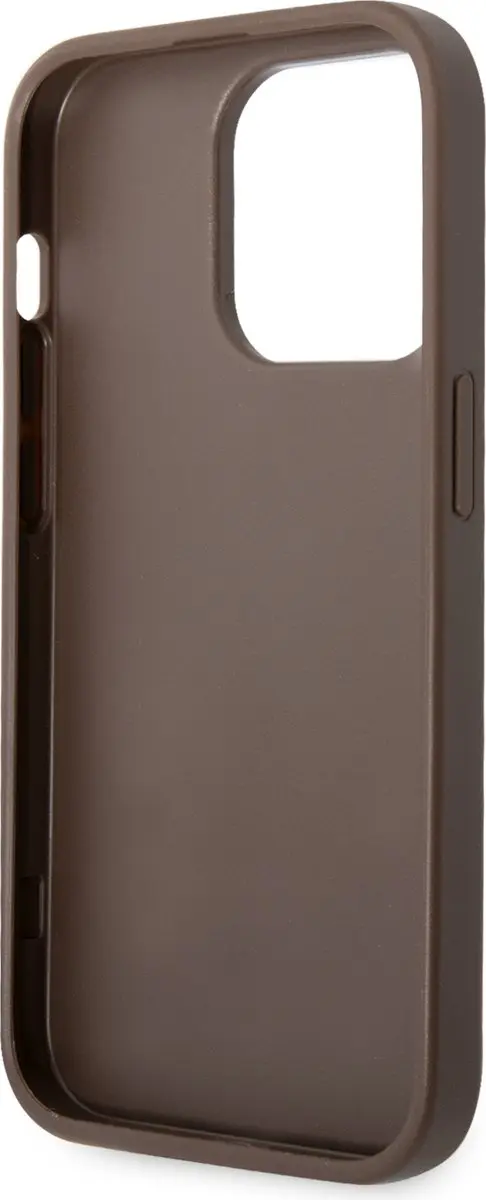 GUESS Telefoonhoesje iPhone 14 Pro Max - Bruin - MagSafe
