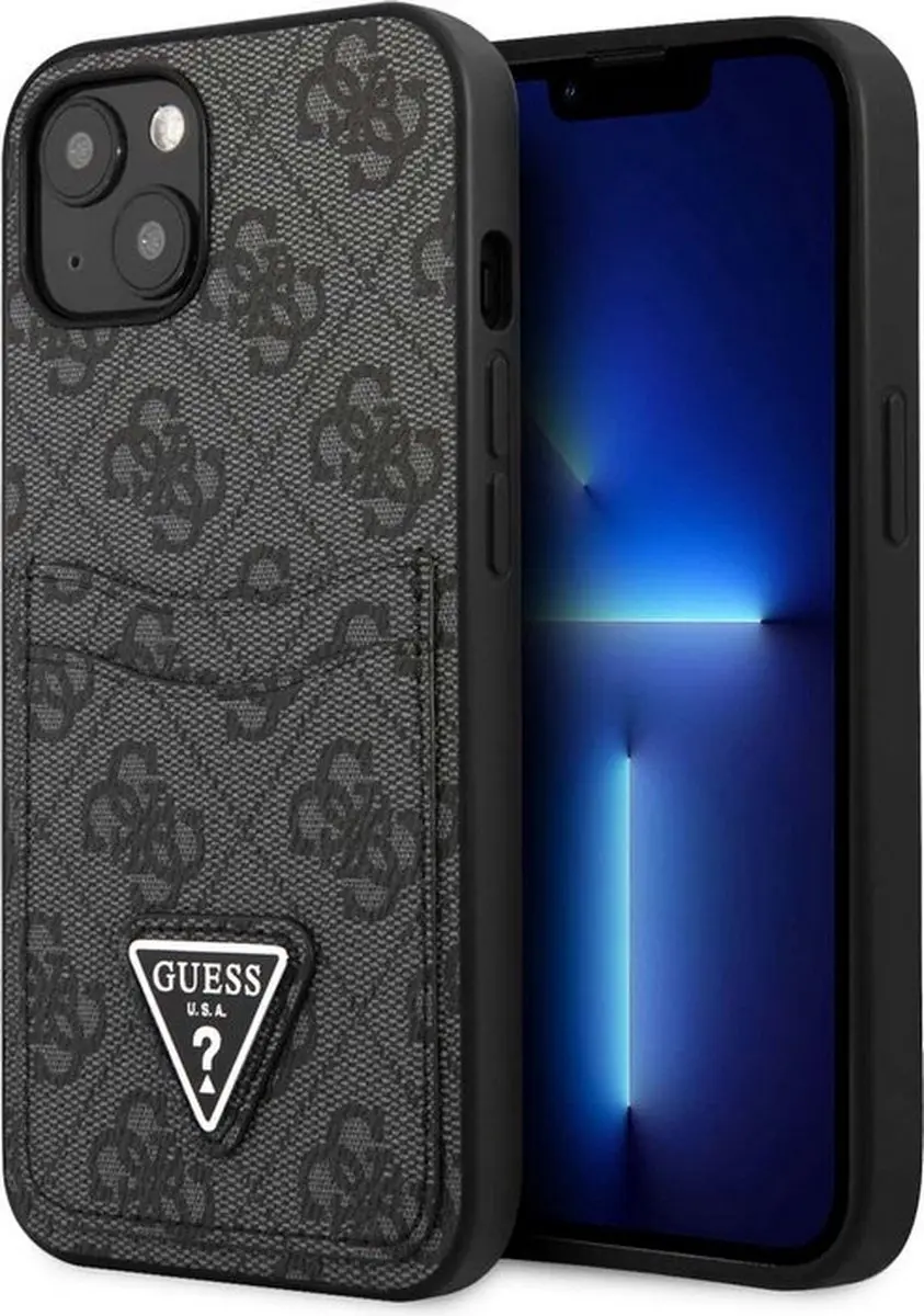 Guess GUHCP13S4GFDB Hoesje iPhone 13 Mini - Grijs