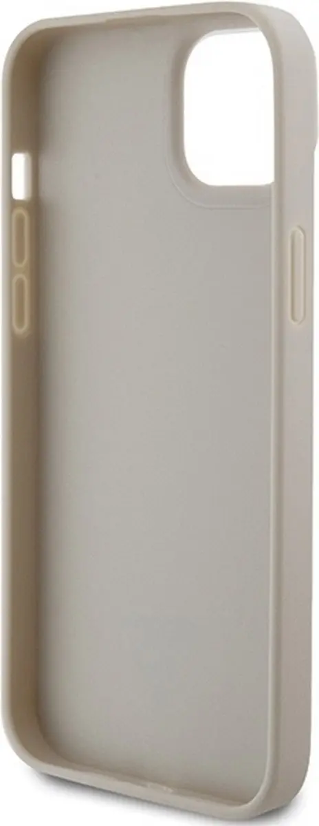 GUESS Crocodile Triangle Back Case - iPhone 15 - Goud