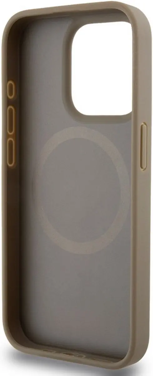DKNY Repeat Bottom Stripe Back Case - iPhone 14 Pro MagSafe - Bruin