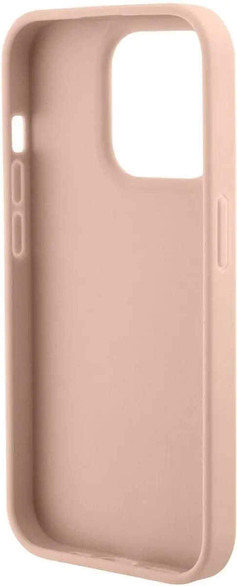GUESS Crocodile Triangle Back Case - iPhone 15 - Roze